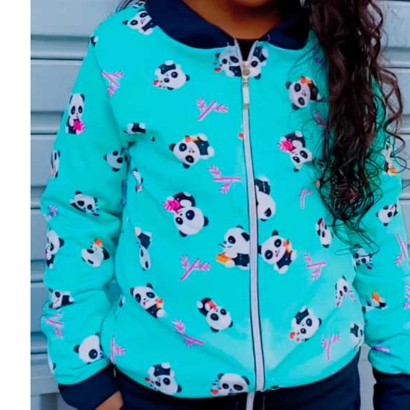 Blusa Casaco Suplex Desenho Infantil Menina Estilo