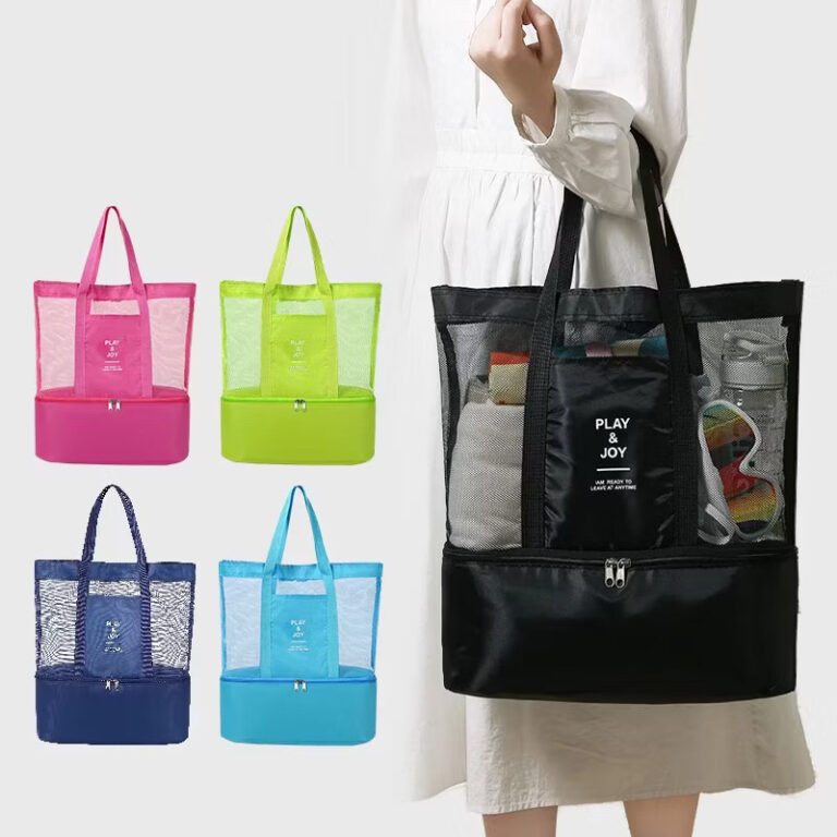 Bolsa Verão De Praia  Com Compartimento Térmico 