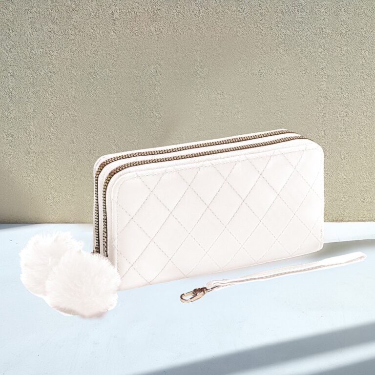 Carteira feminina com 2 zíper grande lt665