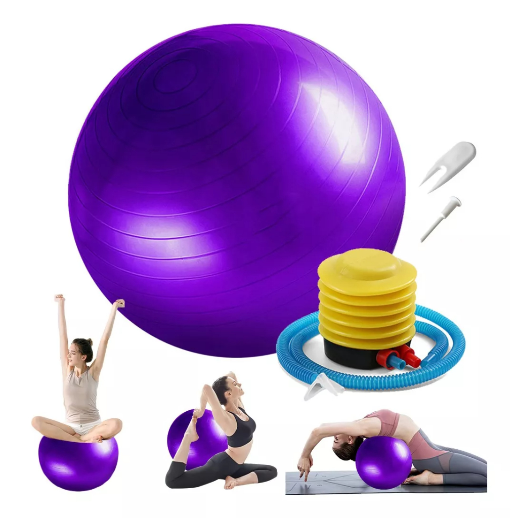 Opulent Oasis>>Bola Pilates Ginastica Yoga Suíça Alongamento Abdominal 55cm e 75cm