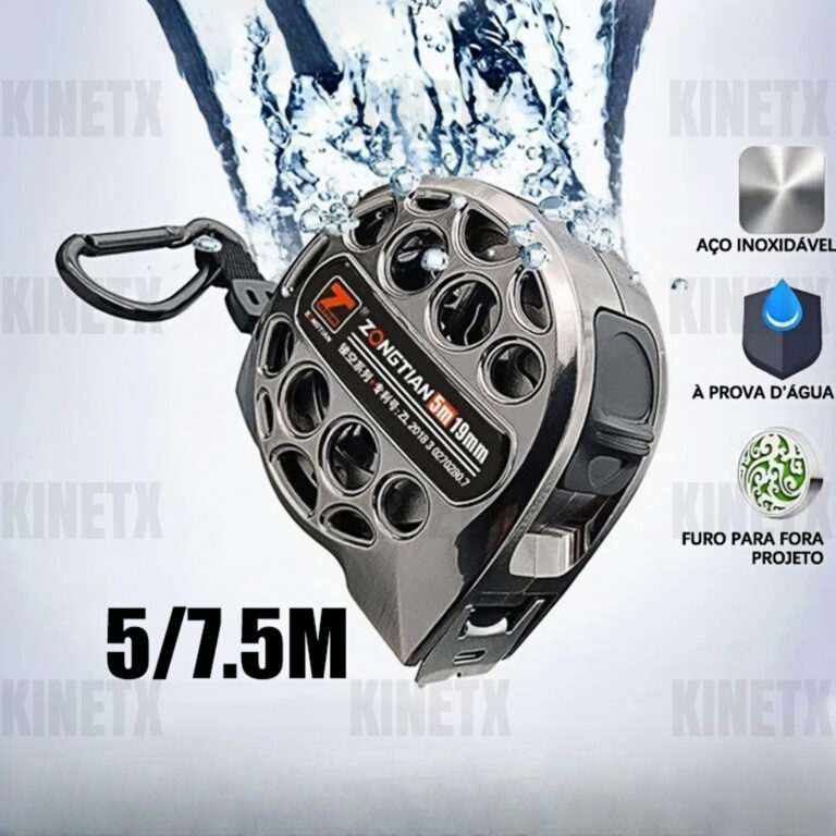 5/7.5m Trena Fita Métrica Aço aço Inoxidável N