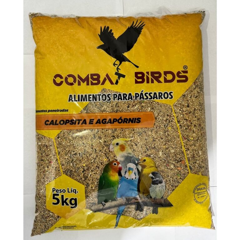 RAÇÃO PARA CALOPSITA E AGAPÓRNIS MISTURA DE SEM