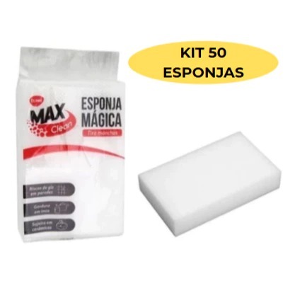Kit Esponja Mágica Melamina Bucha Tira Mancha Des