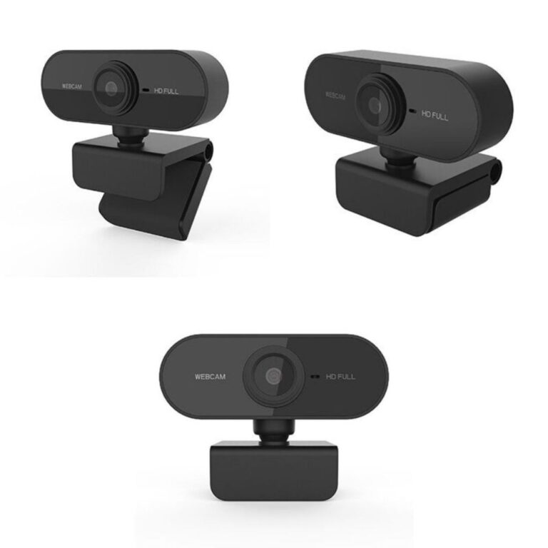 Webcam Full HD 1080p com Microfone USB Plug Play P