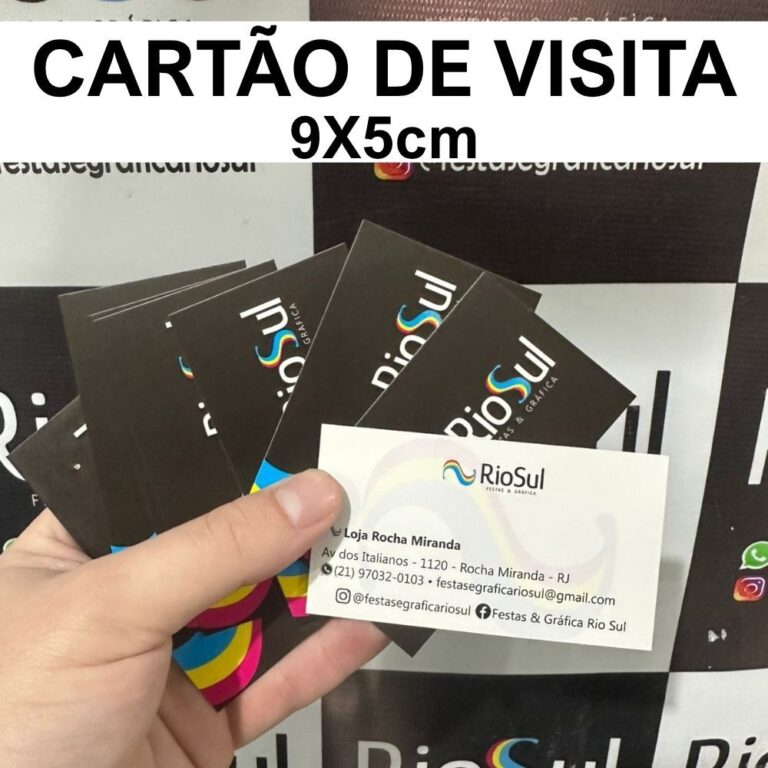 Cartão de Visita COUCHÊ 250gr – 1000 unida