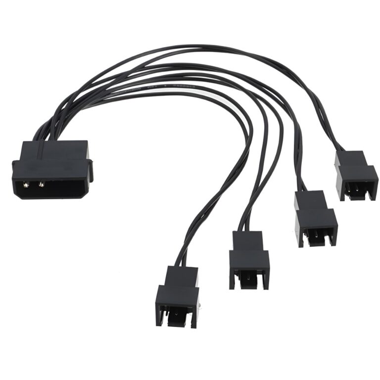Cabo Hub Adaptador Fan Molex Multi Para 4 Coolers 