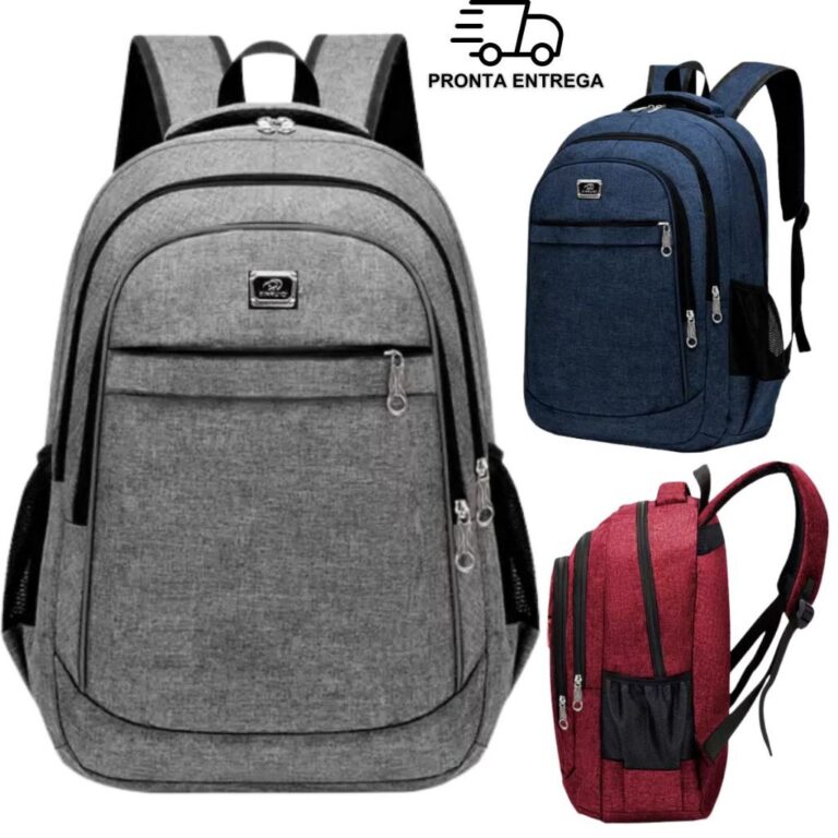 Mochila Escolar Viagem Resistente Coreana Masculin