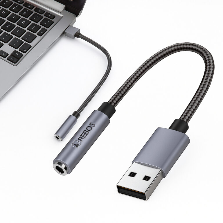 Placa De Som Adaptador Usb P2 Fone Microfone Pc No