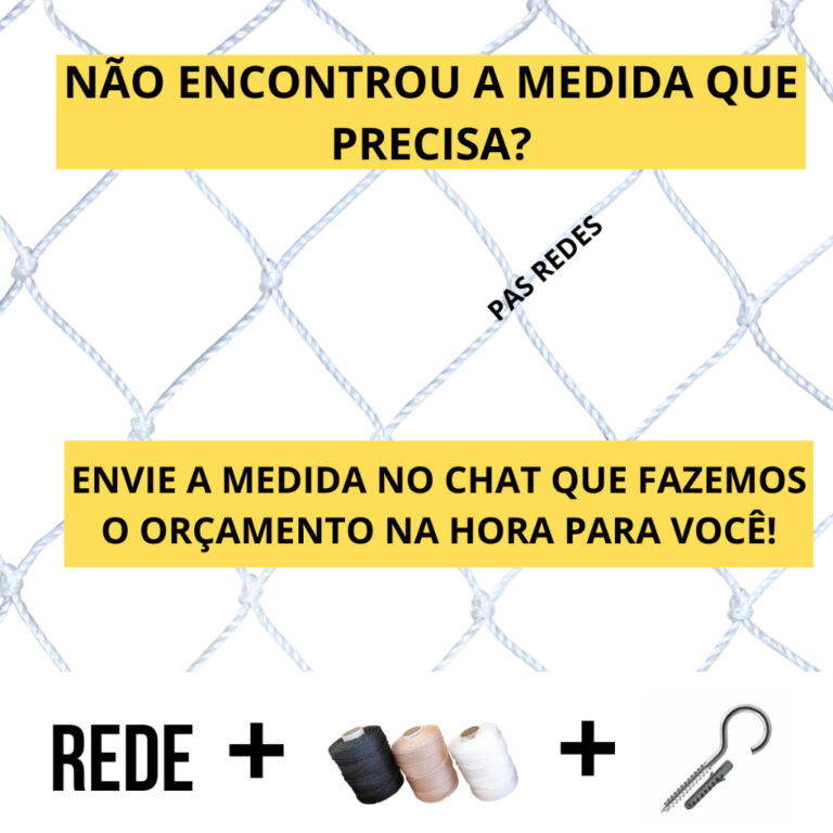Kit Completo Rede Tela De Proteção Para Janelas 