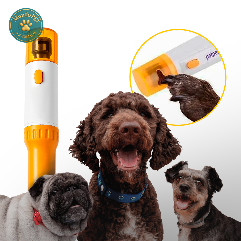 Lixa Elétrica Cortador De Unha Cães E Gatos Pet Shop +3 Lixas