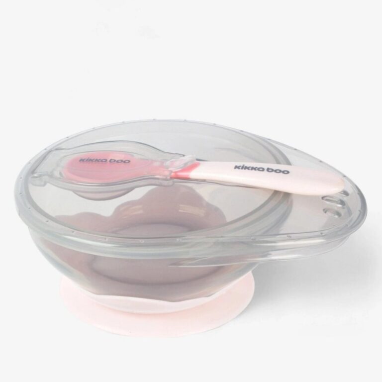 Kit Refeição Para Bebe Prato Bowl Com Ventosa e 