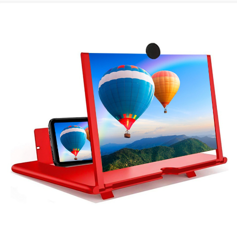 Ampliador De Tela Lente 3d Suporte Dobrável De Ce