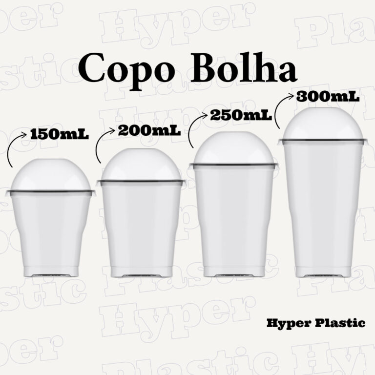 20/40/60 Unidades Copos Bello com Tampa Bolha Sem 