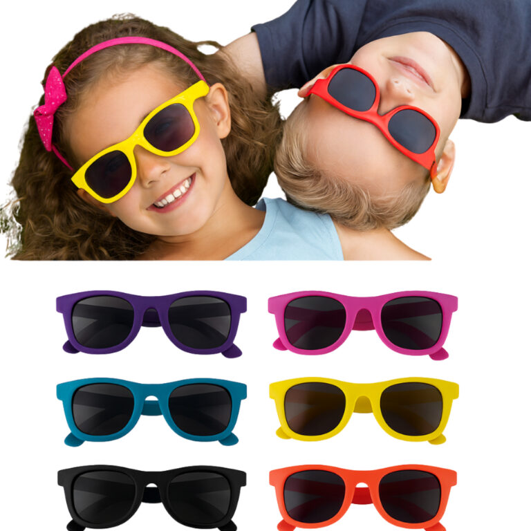 Óculos De Sol Flexível Infantil Silicone Menino 