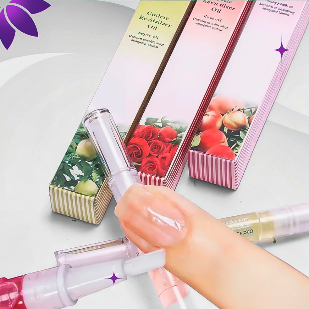 Kit c/ 3 Canetas Óleo Hidratante Cutículas Gel De Unha sabores SORTIDAS