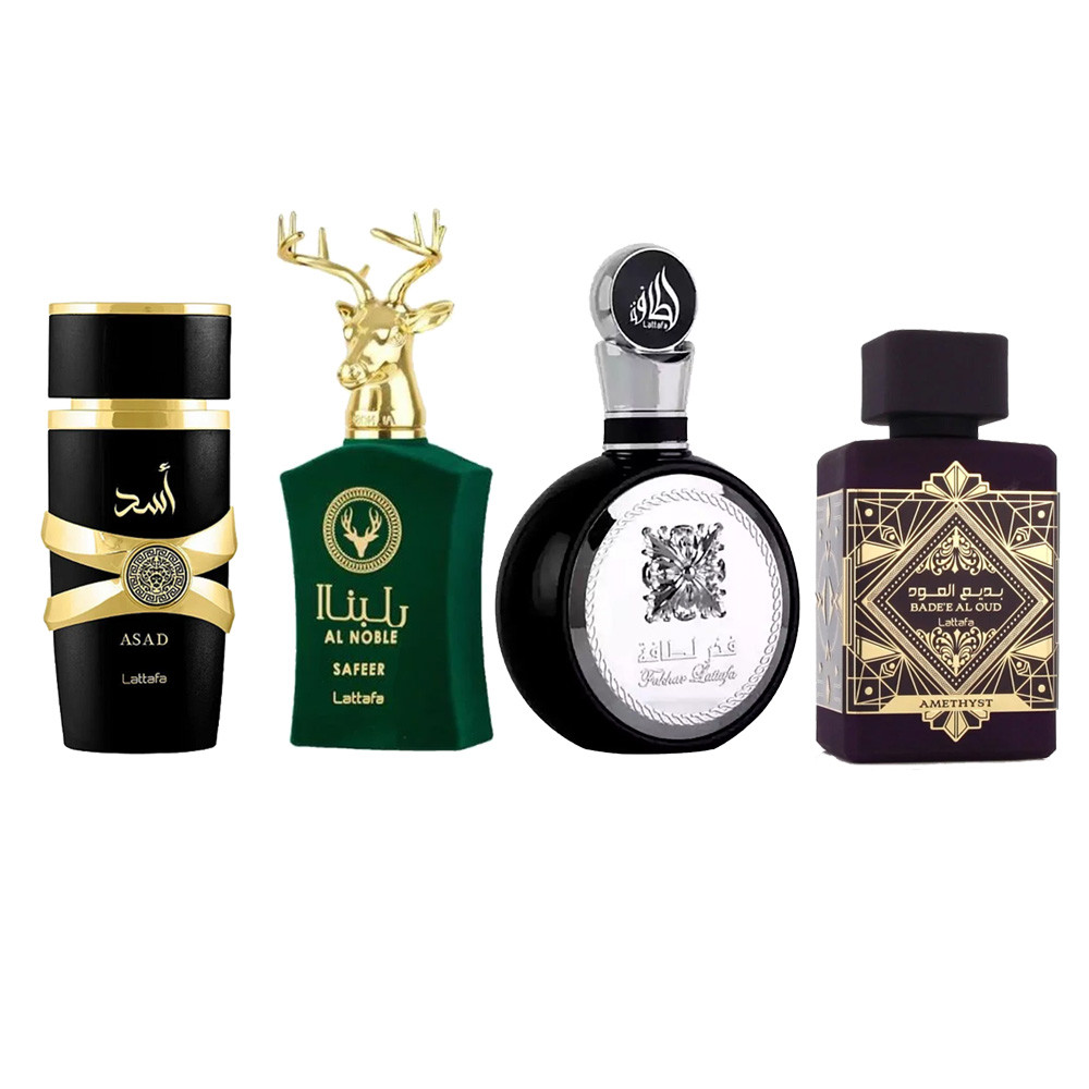 Kit 4 Perfumes Árabes Masculinos Importados