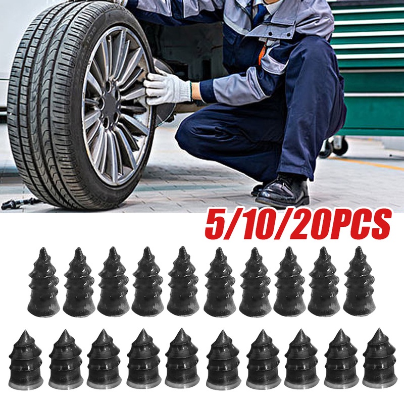 Kit De Pregos De Reparo De Pneus A Vácuo Universal Para Motocicleta Scooter Sem Câmara De Borracha F