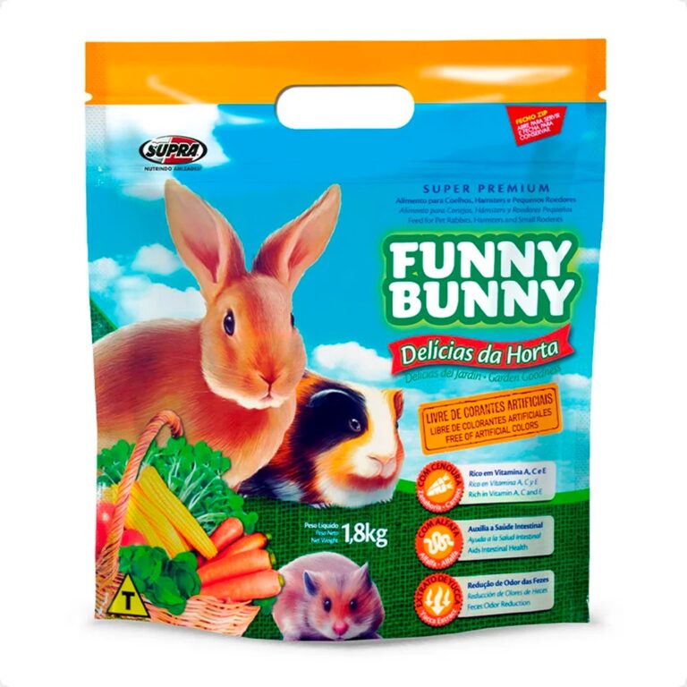 Ração Funny Bunny 1,8 Kg Delícias da Horta Coel