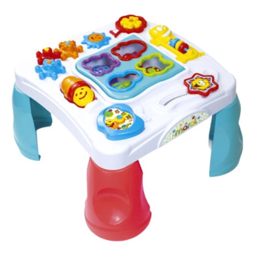 Mesa Mesinha Infantil Bebê Com Som Didática 8 Fu