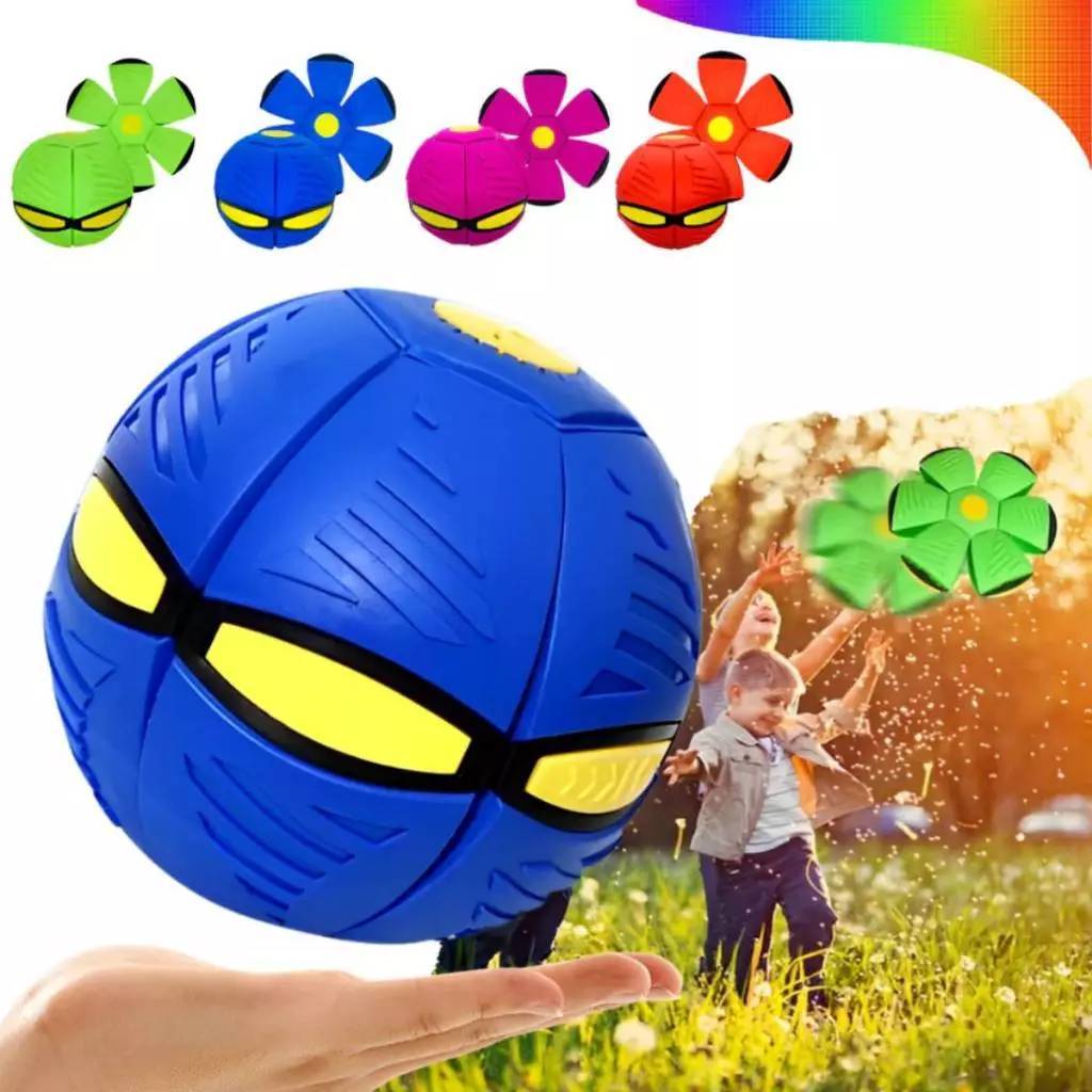 Bola Magica Voadora Maluca Disco Com Led Brinquedo