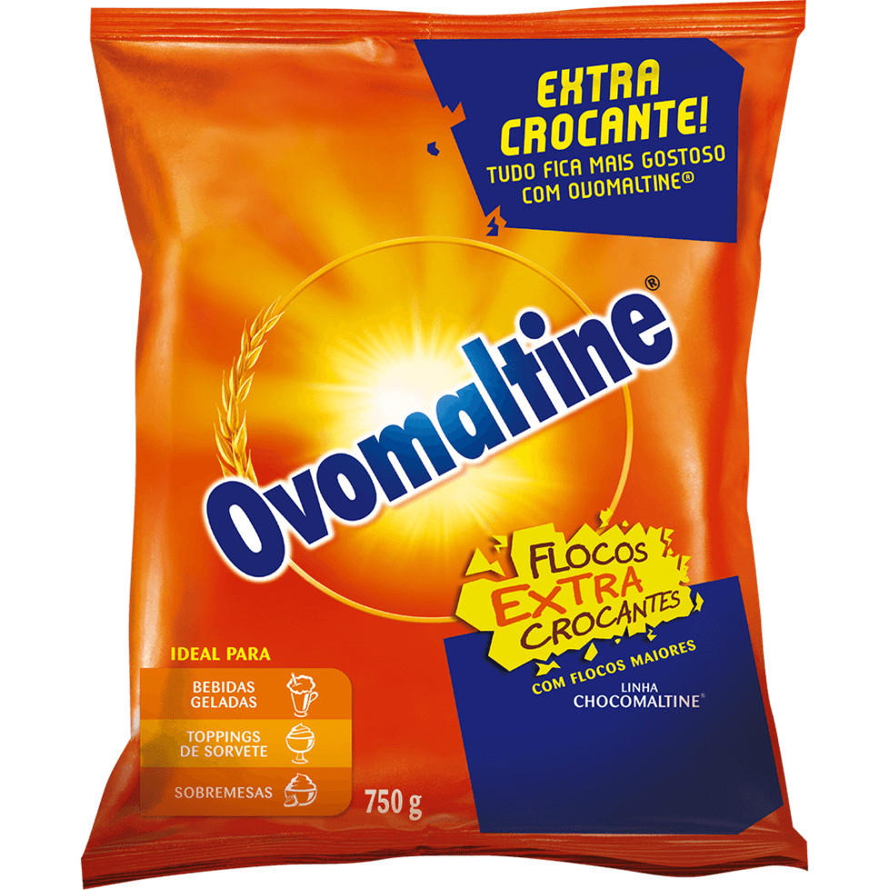 Ovomaltine Flocos Extra Crocantes 750g 10mm Original