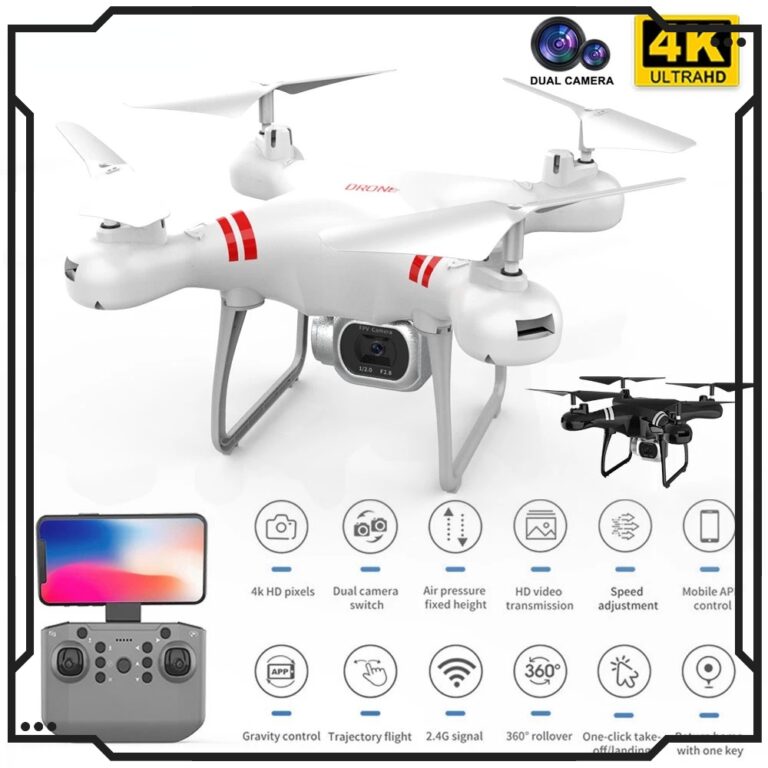 Quadcopter Drone KY101 MAX 4K WIFI Controle Remoto