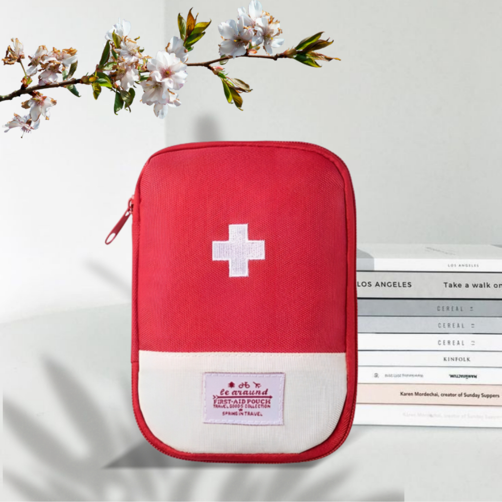 Kit Médica De Primeiros Socorros Portátil Viagem  Ar Livre Útil Mini Medicina Saco De Armazenamento
