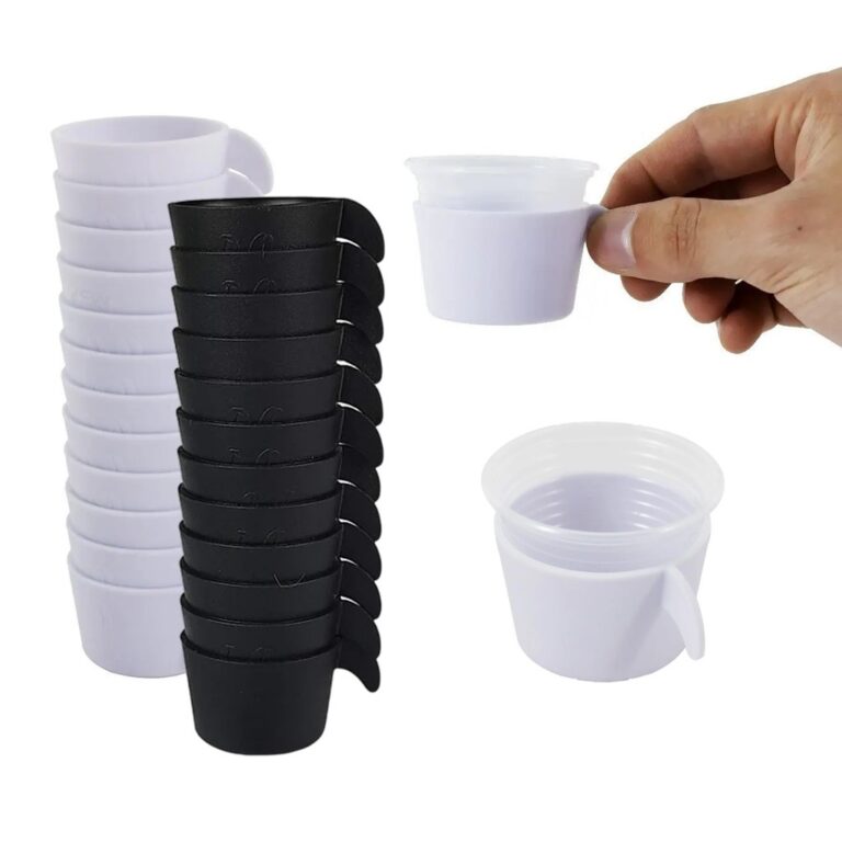 Kit 12 Porta copos descartável 50 a 80 ml empilh