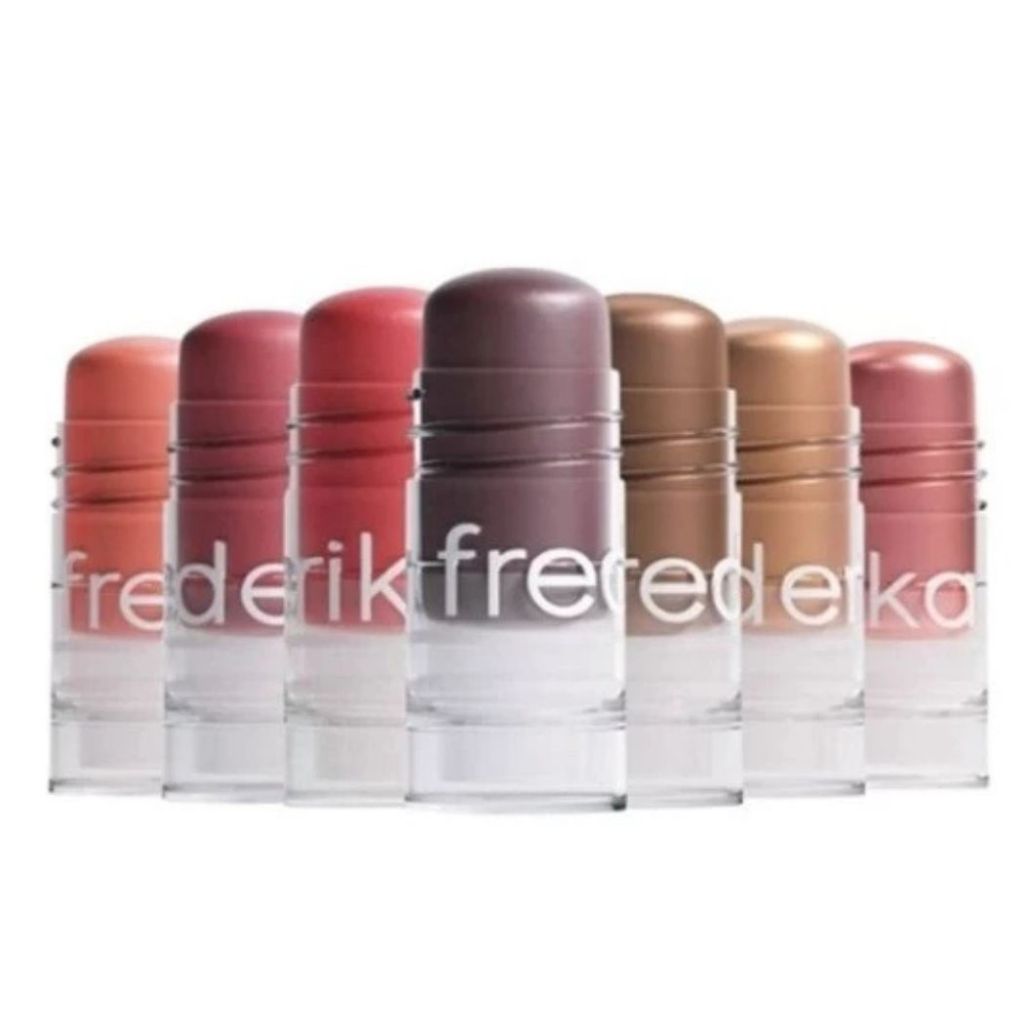 3 em 1 Stick Cremoso Multifuncional Flushed Para Lábios Bochechas e Olhos Frederika Make