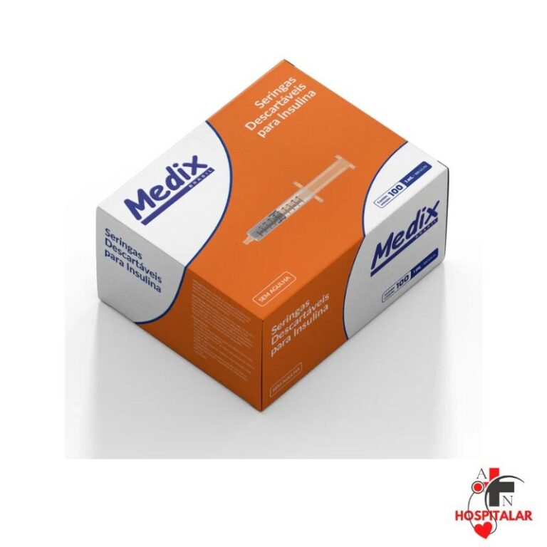 Seringa de Insulina 1ml 100UI sem Agulha – k