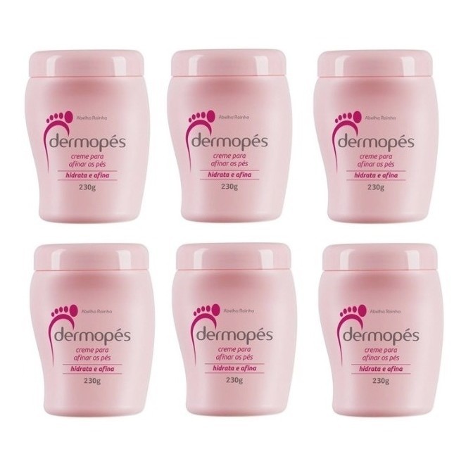 KIT 06 DERMOPES GRANDE 230G RACHADURAS E AFINAR OS