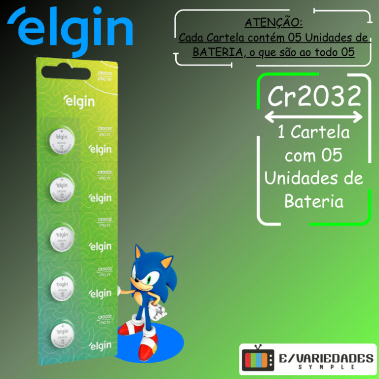Elgin CR 2032 3v escolha sua Quantidade