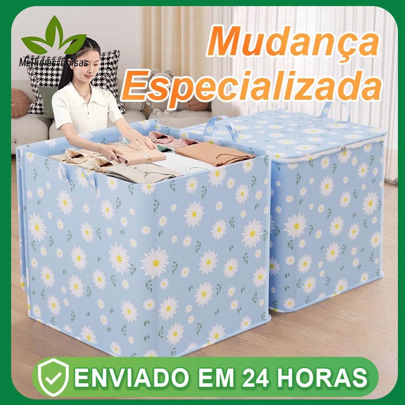 Caixa Multifuncional De Armazenamento De Grande Capacidade Para Colchas E Roupas Domésticas 120L/160