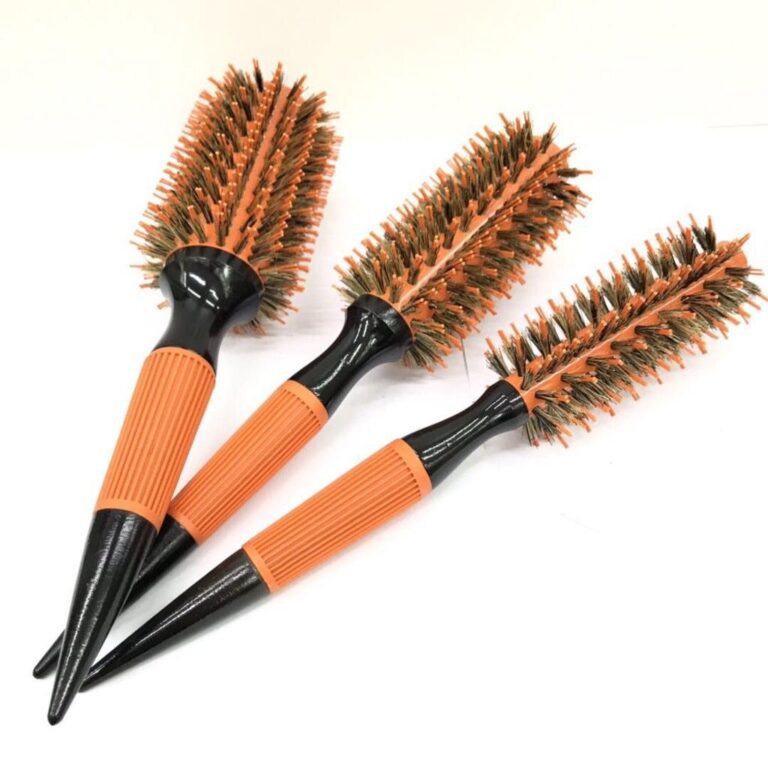 Kit 3 Escovas Profissionais De Cabelo Cerdas Javal
