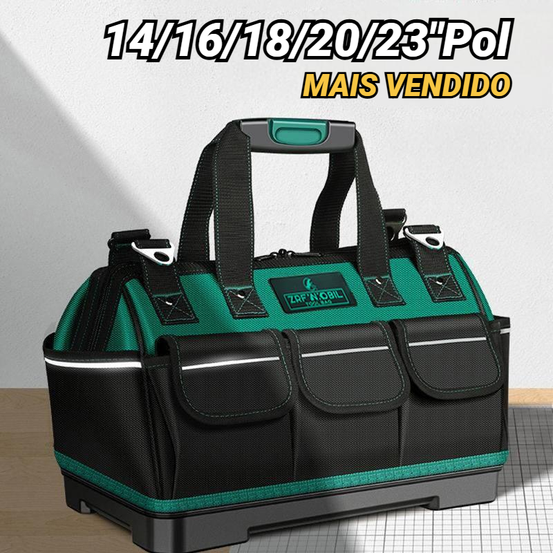 Caixa de Ferramentas Profissional 14/16/18/20/23 Polegadas – Bolsa de Armazenamento Multiuso para Fe