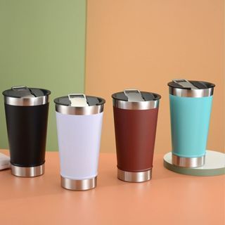 Kit 10/20/30 Copos Térmicos 473ml Com Tampa e Abr