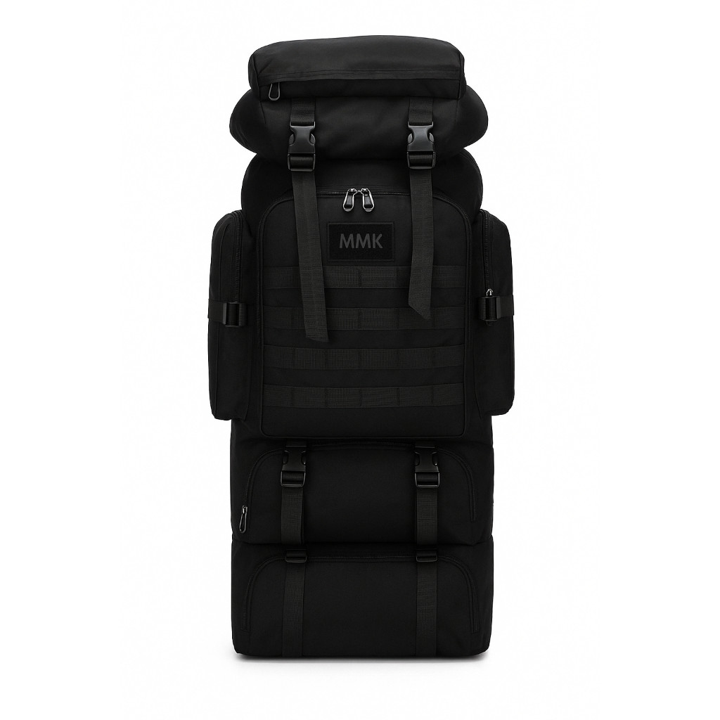Mochila De Camping Tatica 80 Litros Trilha Militar Reforco nas Alcas Cargueira Impermeável