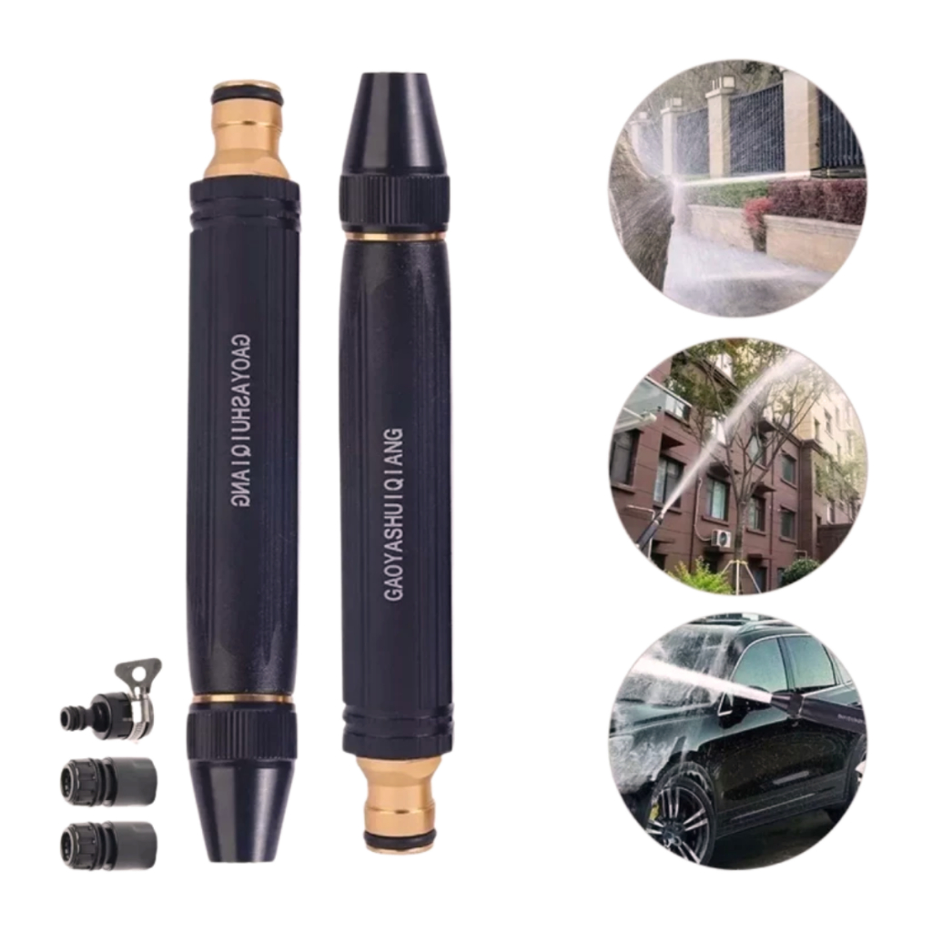 Kit Bico de Alta Pressão para Mangueira com Conectores  Limpeza Pesada, Carros, Quintal