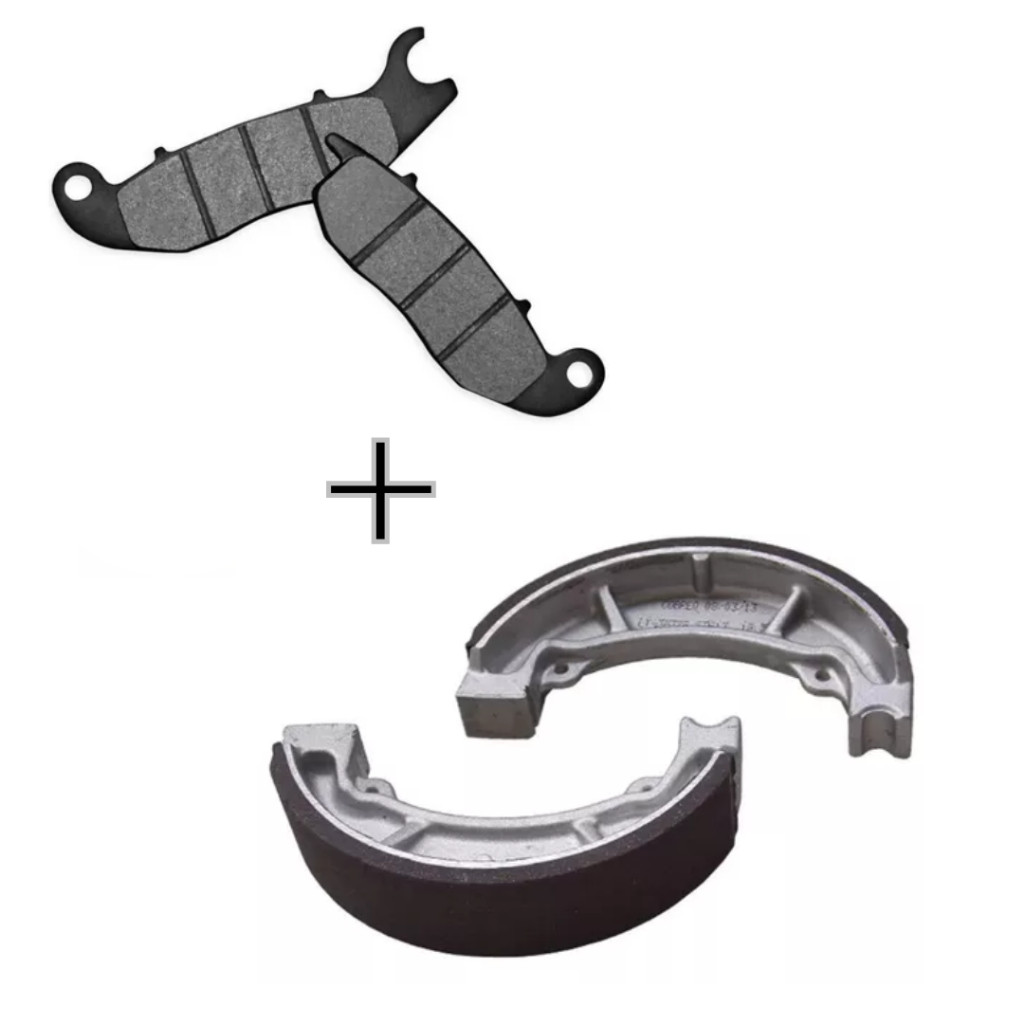 Pastilha de Freio + Patins de Freio Titan 150 – 2009 a 2015.