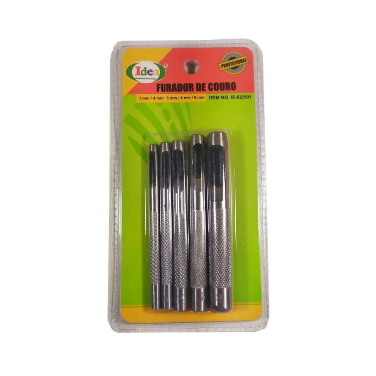 Kit 5 Peças Furador de Couro – ID-6235H