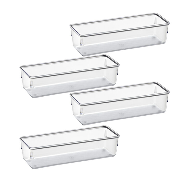 Kit 4 Organizadores Retangular Grande Multiuso Mod