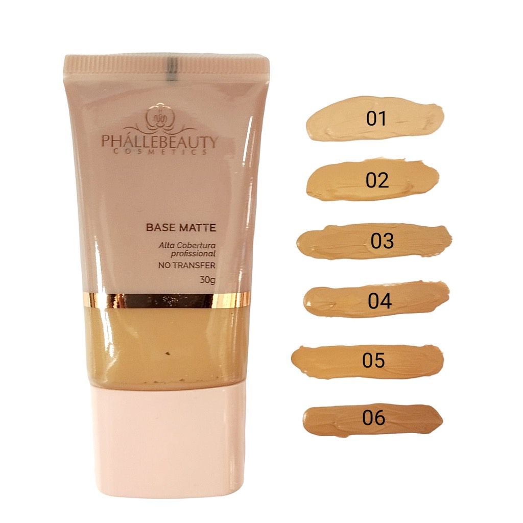 Base Matte Alta Cobertura 30g – PhálleBeauty
