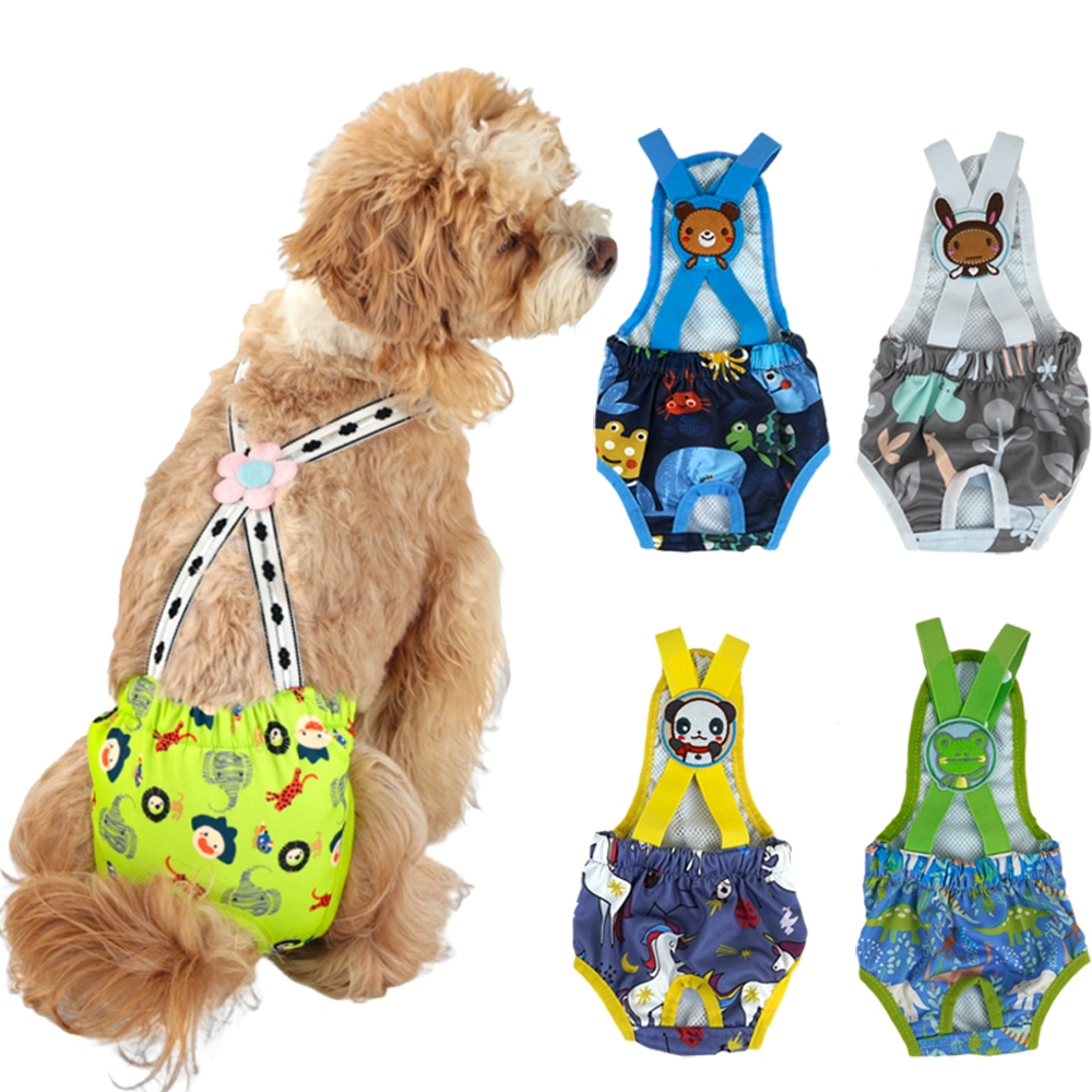 Pet Calças Fisiológicas Roupas Íntimas Menina Cão Fraldas Femininas Calcinhas Sanitárias Calções Par