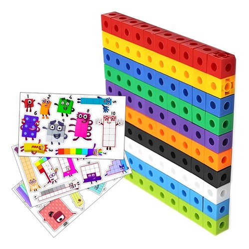 Numberblocks Conjunto Didático Matemática Ativid