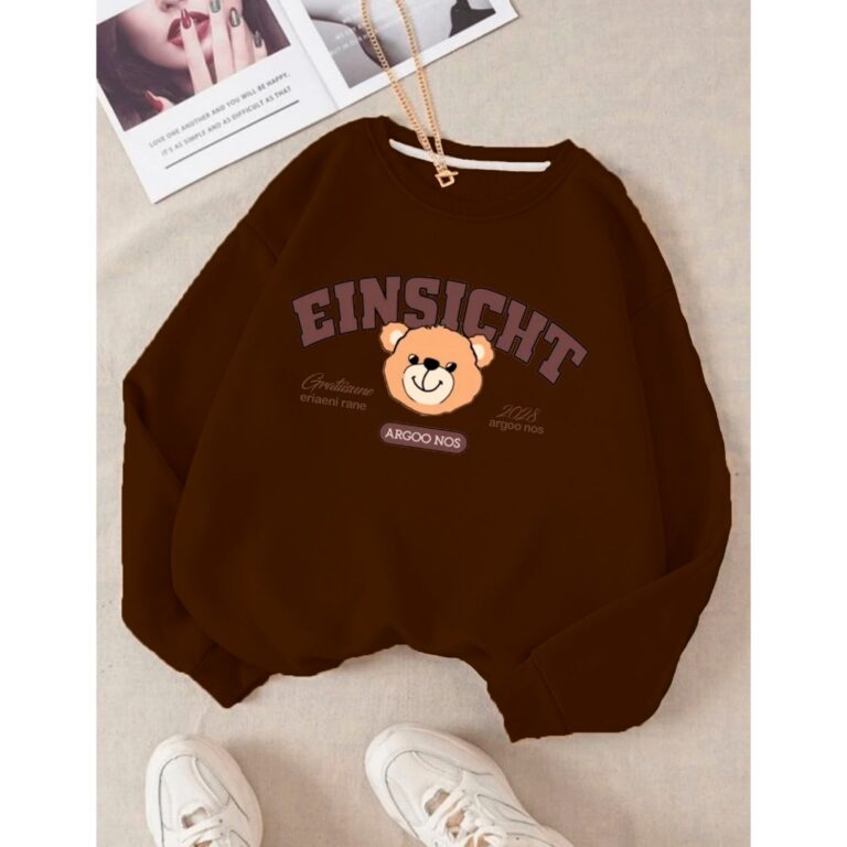 Moletom Careca Urso Einsicht Gola Redonda Casaco M