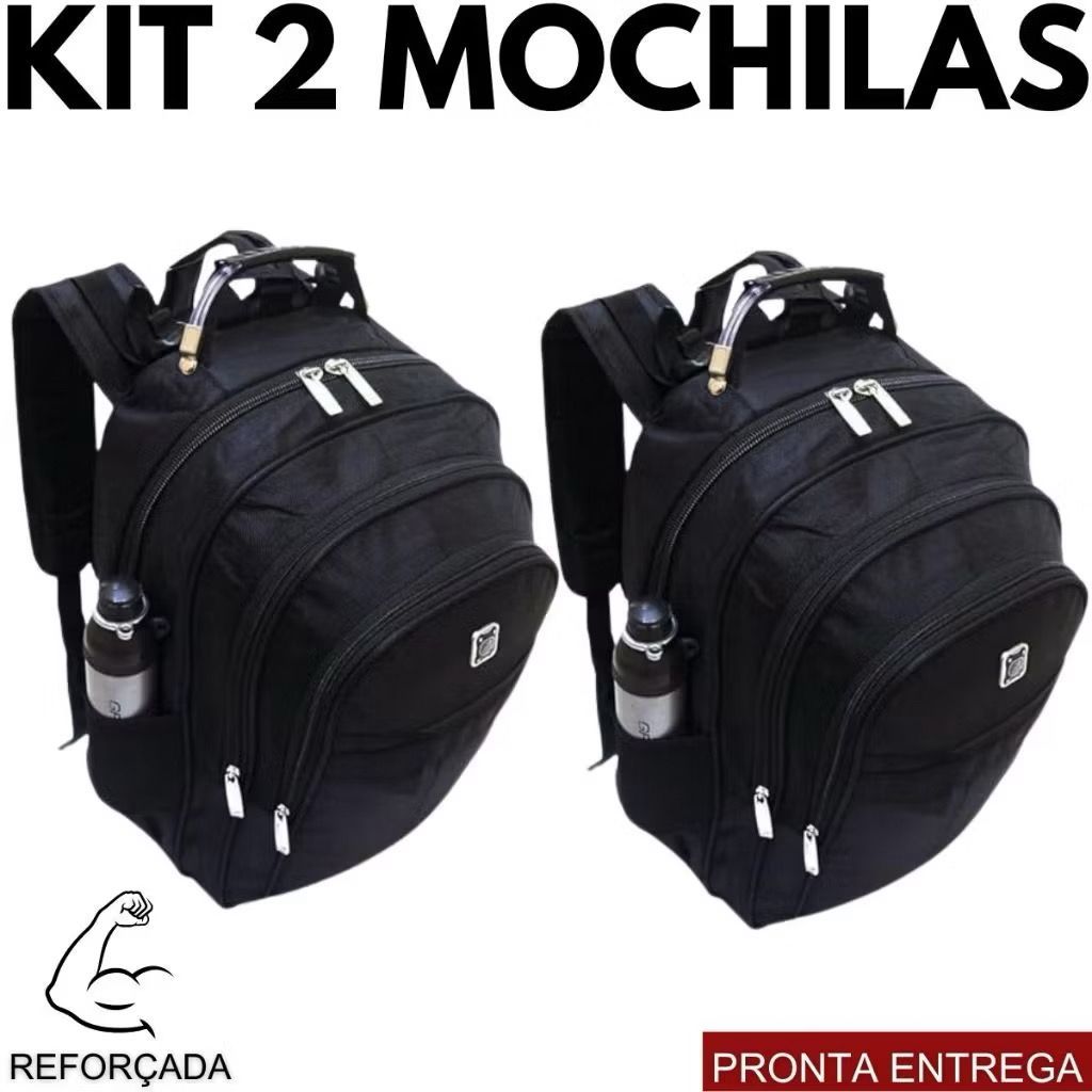 Mochila Bolsa impermeável Coreana Notebook Presente Masculino Reforçada PRAMIUM