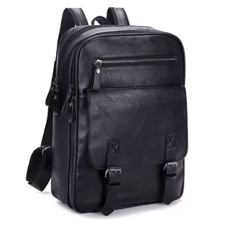 Mochila Masculina Couro Premium Notebook 15,6 Exec