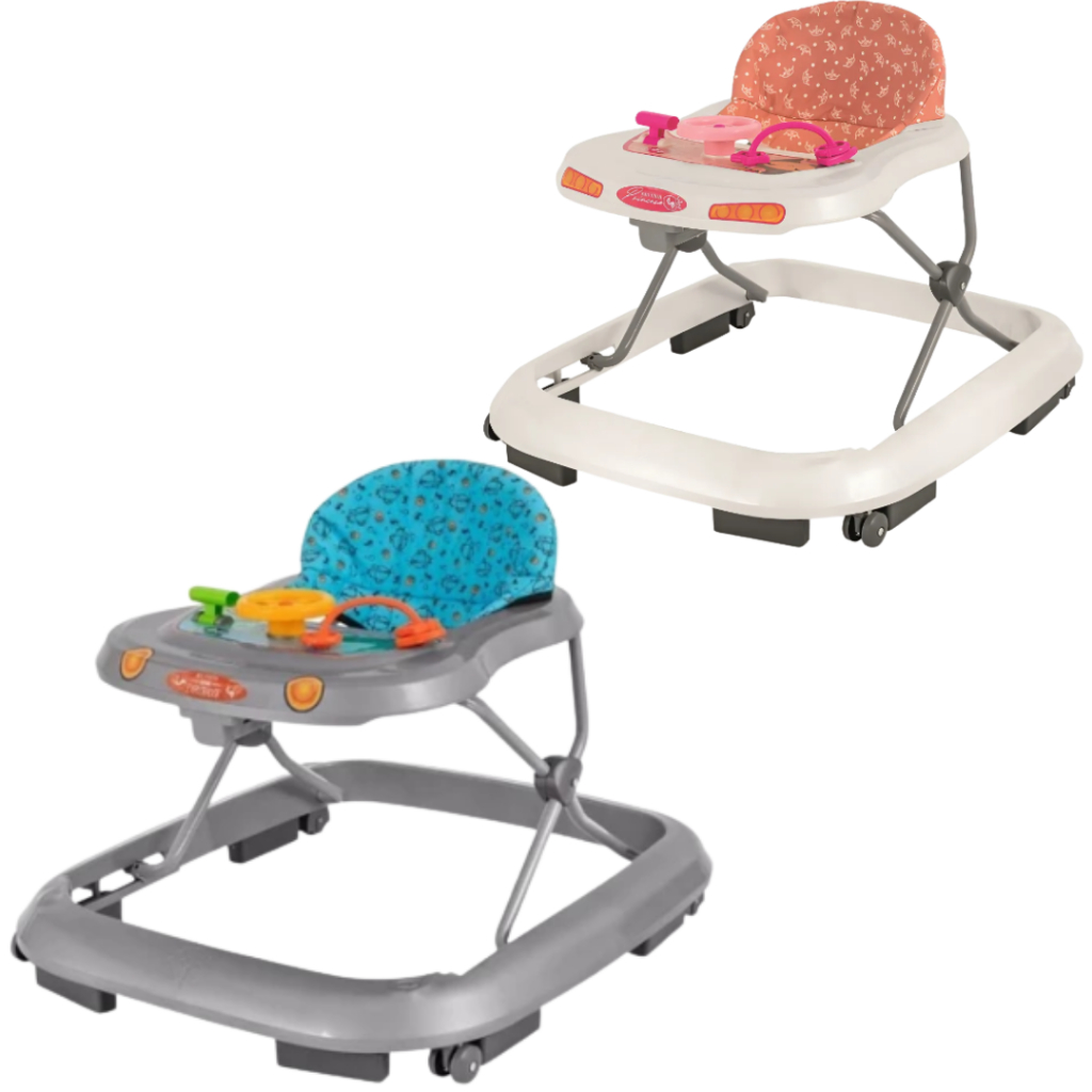 Andador Infantil Assento Acolchoado Safari II Musical Bebê Com Regulagem Tutti Baby Brinquedo