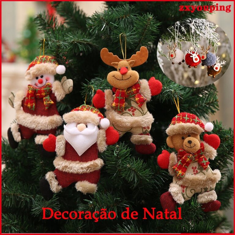 Pingentes De Natal Elk Antler Árvore Ornamento Pa
