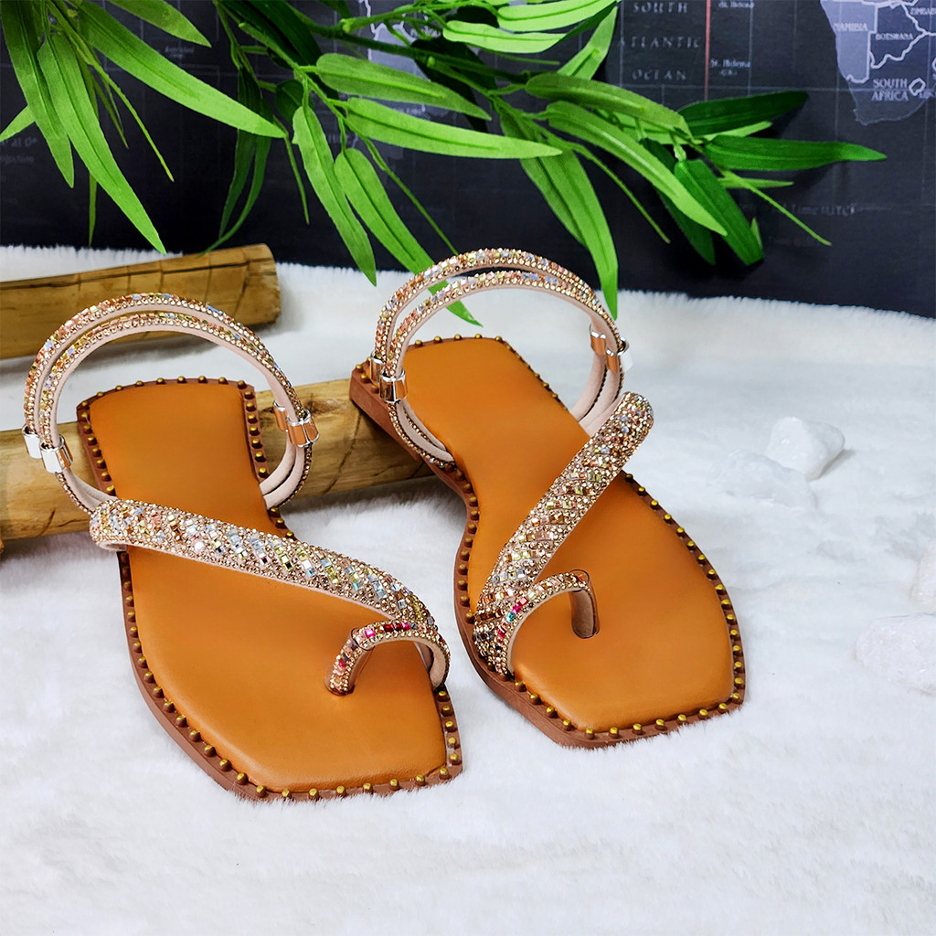 Sandália Rasteirinha Cravinhos Original Confortável Durável Resistente Ideal para Bem-Estar dos Pés